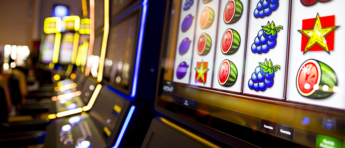 Slot machine screen at Gold Country Casino Resort.