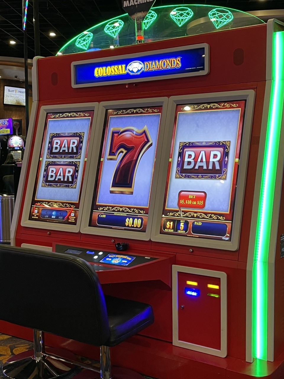 big red pokie machine for sale